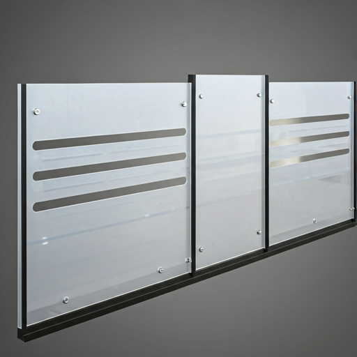 Heavy-duty industrial shielding system with clear panels